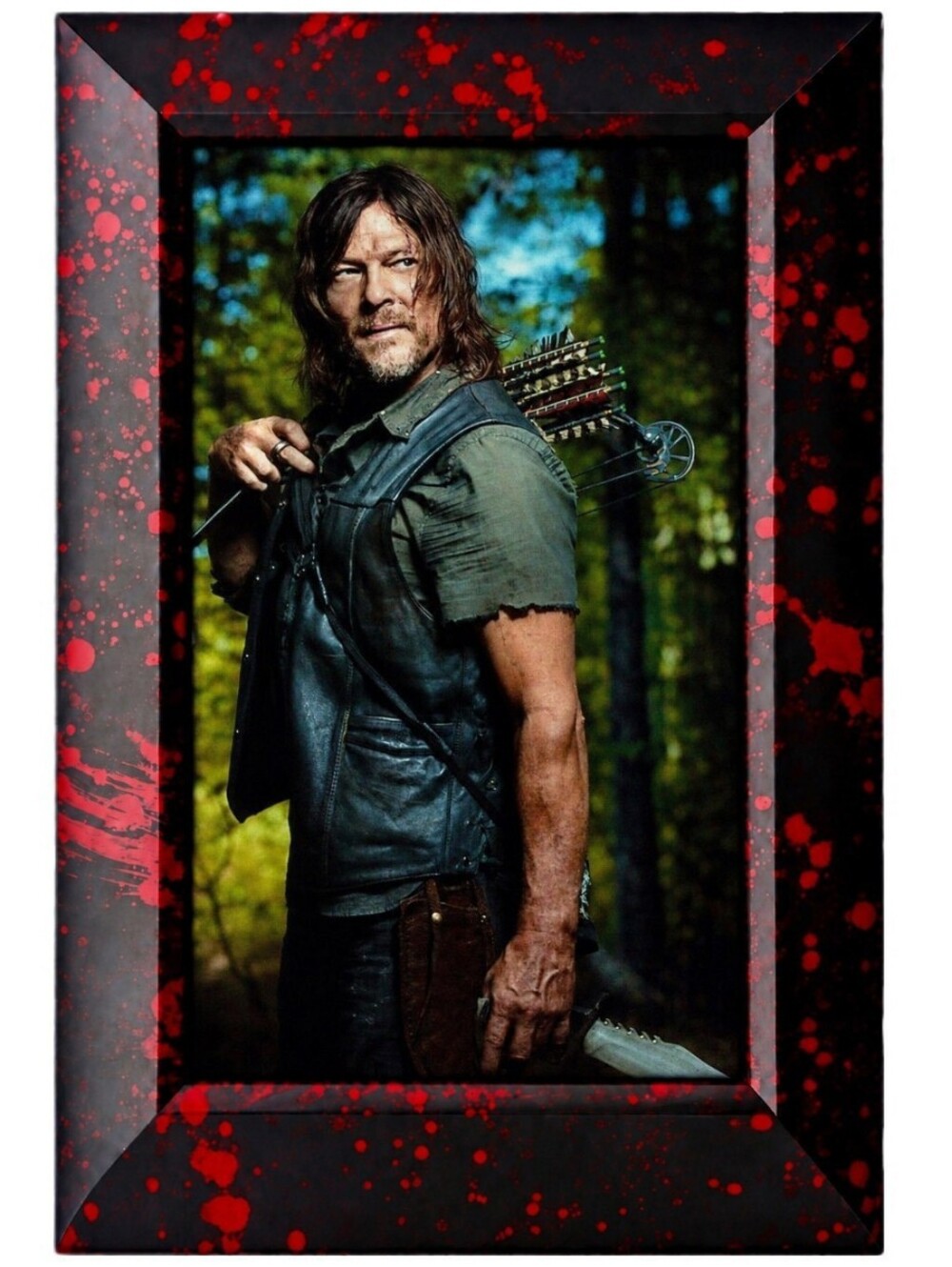 THE walking dead daryl dixon Horror Thriller Crime Zombies Zombe Framed Photo